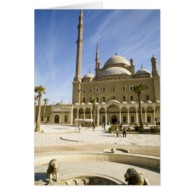 Egypt, Cairo. The imposing Mohammed Ali Mosque (Front)