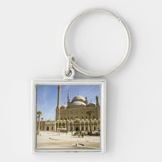 Egypt, Cairo. The imposing Mohammed Ali Mosque Keychain (Front)