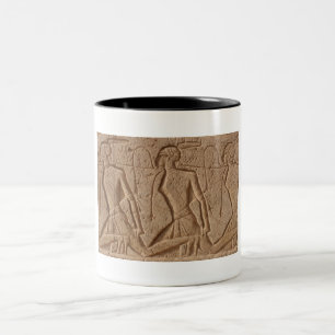 egypt carvings Two-Tone coffee mug