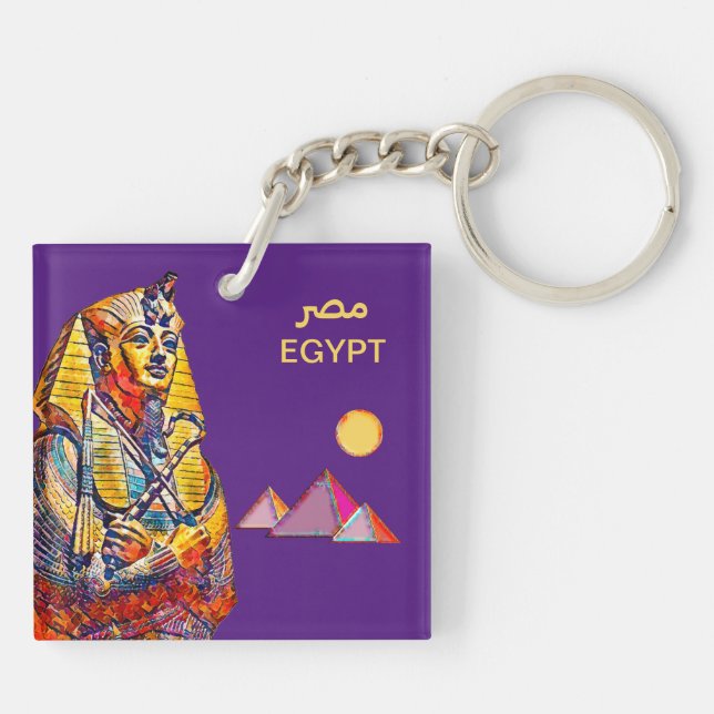 EGYPT Chine - Porte - clé acrylique (Dos)