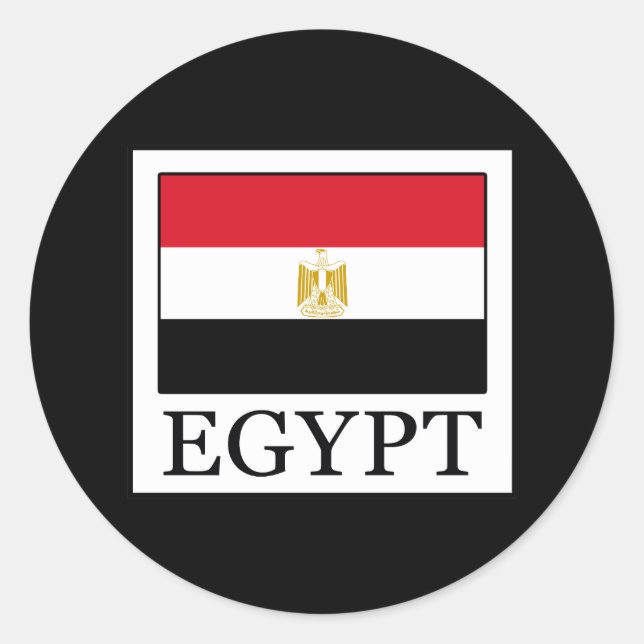 Egypt Classic Round Sticker (Front)