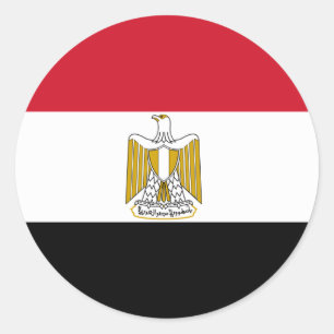 egypt classic round sticker