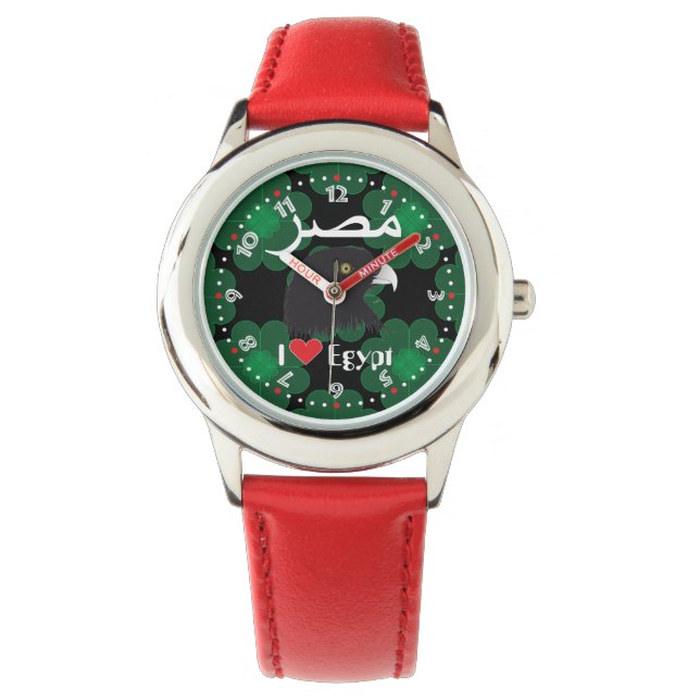 Egypt clock watch (Front)