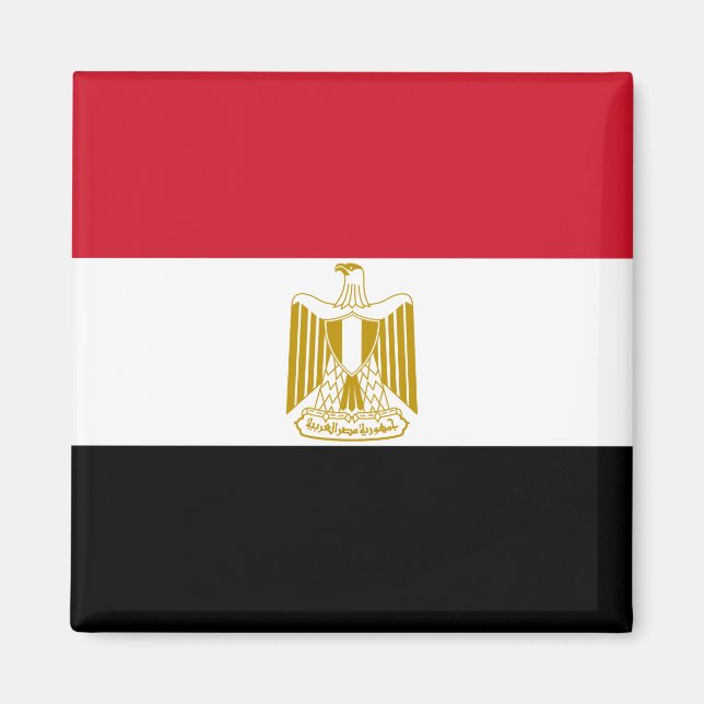Egypt (Egyptian) Flag Magnet (Front)