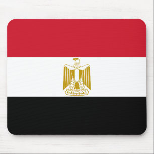 Egypt (Egyptian) Flag Mouse Pad