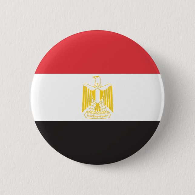 Egypt Flag 2 Inch Round Button (Front)