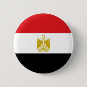 Egypt Flag 2 Inch Round Button