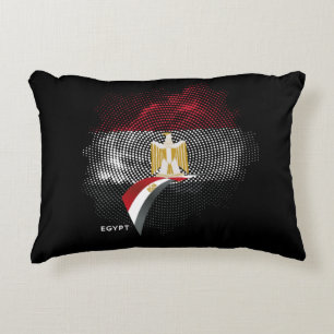 Egypt flag accent pillow