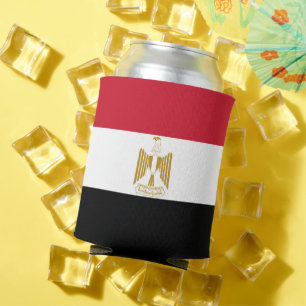 Egypt flag can cooler