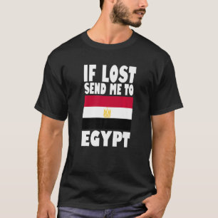 Egypt Flag Design  If lost send me to Egypt Premiu T-Shirt