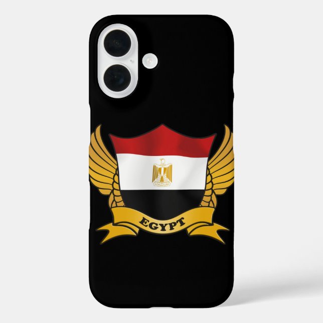 Egypt Flag Emblem Case-Mate iPhone Case (Back)