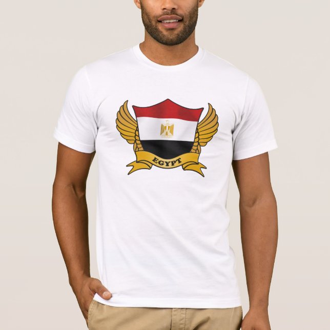 Egypt Flag Emblem T-Shirt (Front)