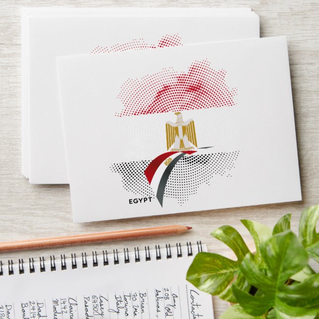 Egypt flag envelope (Stacked)