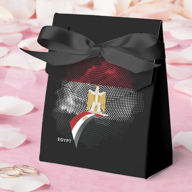 Egypt flag favor box (Wedding)
