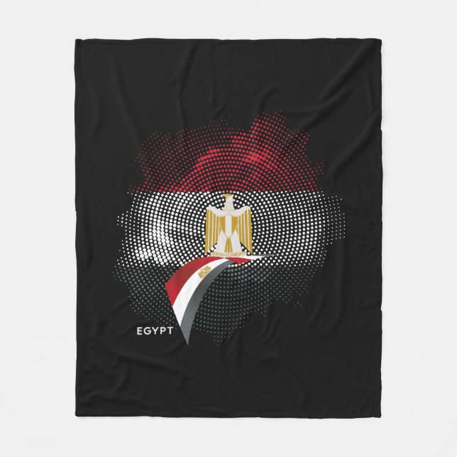 Egypt flag fleece blanket (Front)