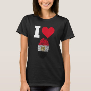 Egypt flag for Egypt I Love Egypt T-Shirt