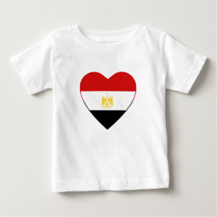 Egypt Flag Heart T-Shirt