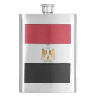 Egypt flag hip flask