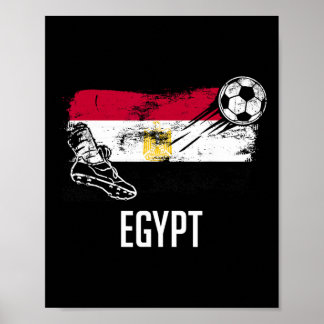 Egypt Flag Jersey Egyptian Soccer Team Egyptian _2 Poster