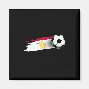 Egypt Flag Jersey Egyptian Soccer Team Egyptian  Magnet