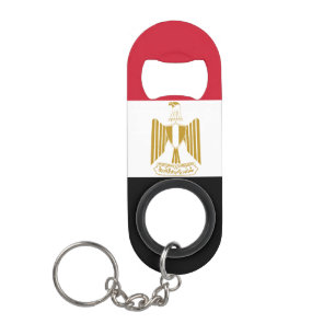 Egypt flag keychain bottle opener
