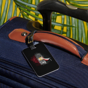 Egypt flag luggage tag