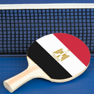 Egypt flag ping pong paddle