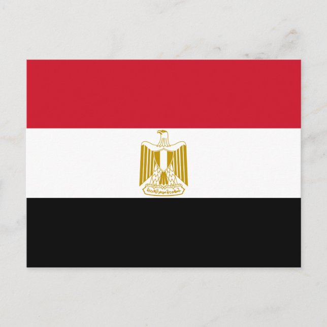 Egypt Flag Postcard (Front)