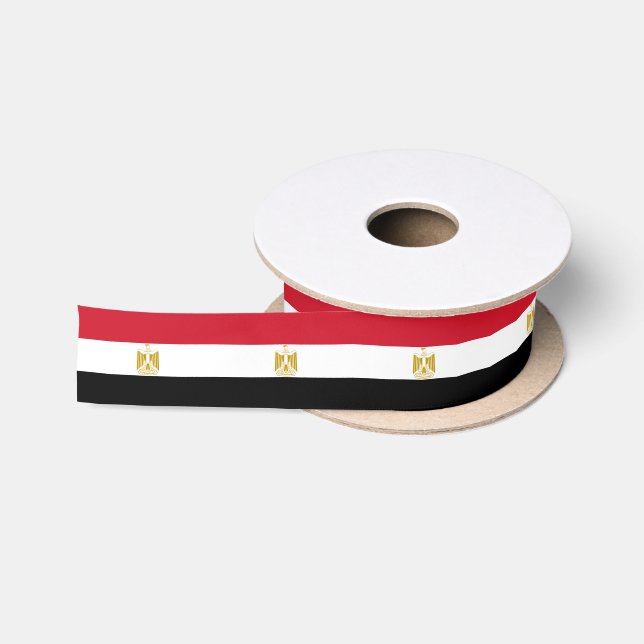 Egypt Flag Satin Ribbon (Spool)