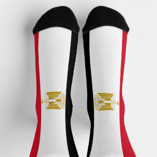 Egypt Flag Socks