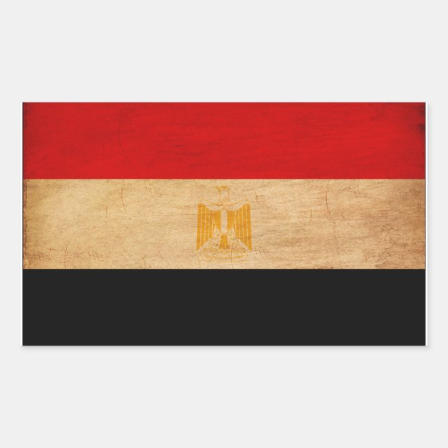 Egypt Flag Sticker (Front)