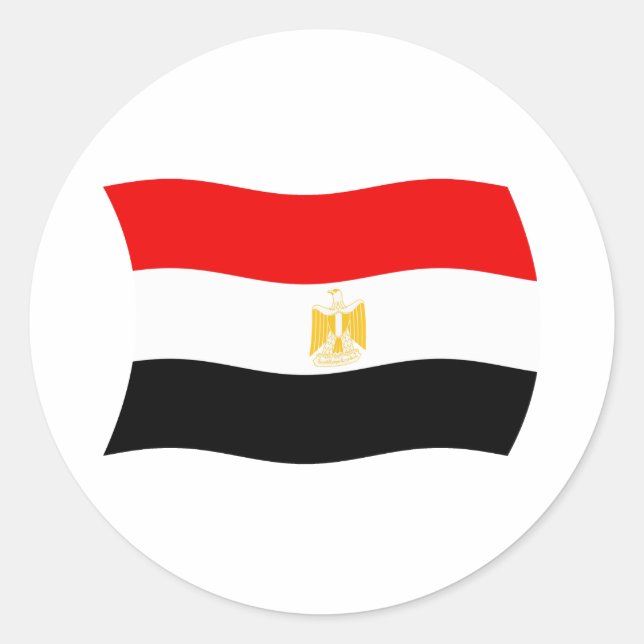 Egypt Flag Sticker (Front)