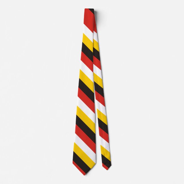 Egypt flag stripes country pattern symbol black re tie (Front)