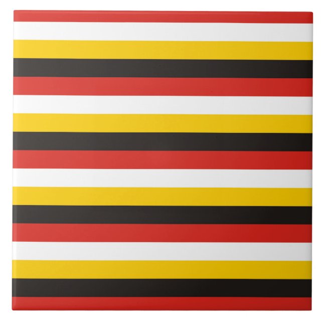 Egypt flag stripes country pattern symbol black re tile (Front)