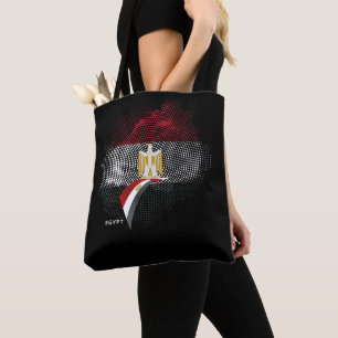 Egypt flag tote bag