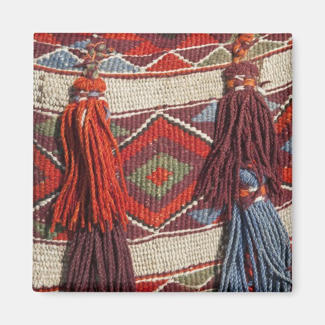 Egypt, Giza. Camel blanket at the Pyramids of Magnet (Front)