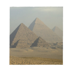 Egypt, Giza, Giza Pyramids Complex, Giza Plateau Notepad