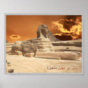 Egypt - Giza - Sfinge - Poster