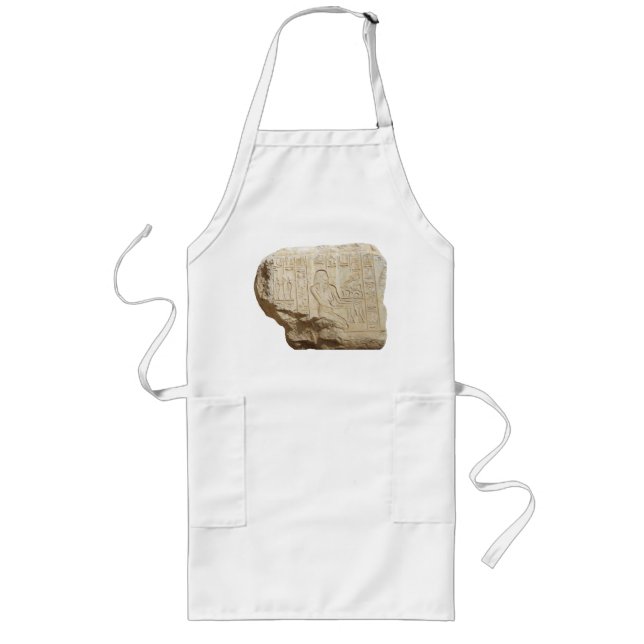 Egypt hieroglyph apron - choose style (Front)