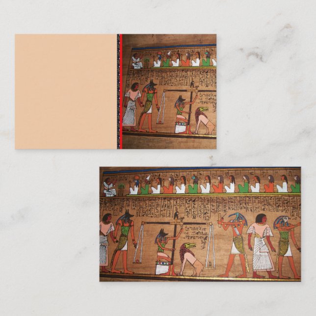 Egypt-Hieroglyphs Business Card (Front/Back)