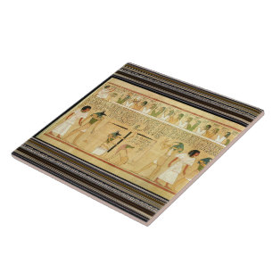 Egypt-Hieroglyphs Ceramic Tile