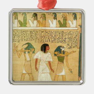 Egypt-Hieroglyphs Metal Ornament