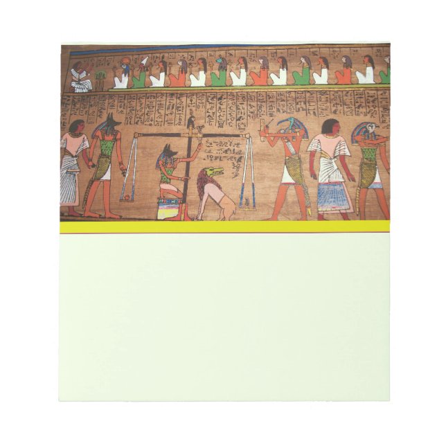 Egypt-Hieroglyphs Notepad (Front)