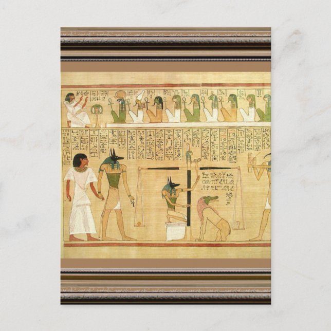 Egypt-Hieroglyphs Postcard (Front)