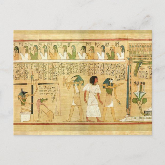 Egypt-Hieroglyphs Postcard (Front)