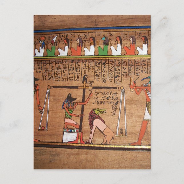 Egypt-Hieroglyphs Postcard (Front)