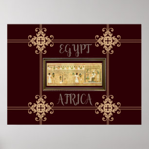 Egypt-Hieroglyphs Poster
