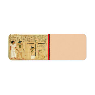 Egypt-Hieroglyphs Return Address Label