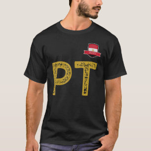 Egypt Human-Flag Group Letter P and T Egypt 1 T-Shirt