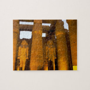 Egypt, Luxor.  Karnack Temple. Jigsaw Puzzle